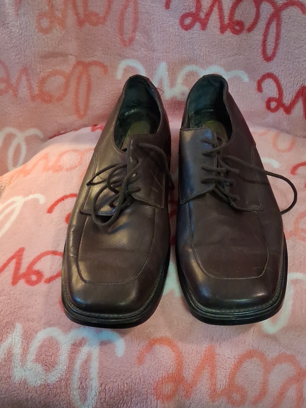 Kenneth Cole Men's Dark Brown Leather Lace-Up Oxfordseth.